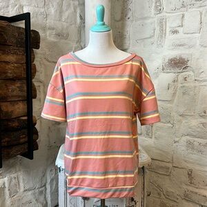 143 Story | Cotton Candy Stripe Top